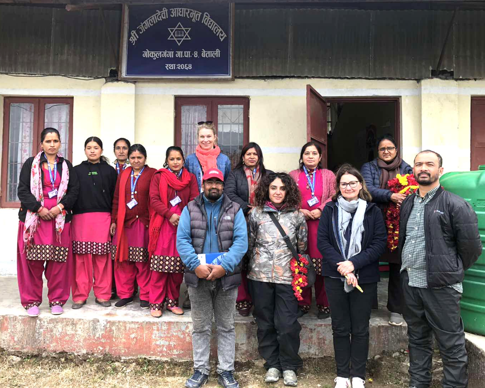 Insightful visit and observation by Childaid Network Foundation, Nepal and Germany team members